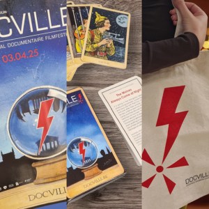 DOCVILLE 2025 pakket: festivalpas + tarotkaartencatalogus + tote bag + poster